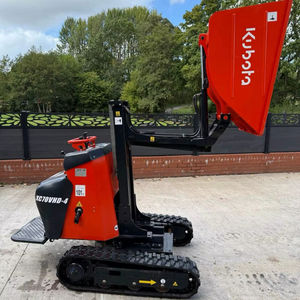 Livraison gratuite, certifié CE EPA, mini-dumper sur chenilles Kubota KC7OVHD-4, mini-transporteur sur chenilles, mini-dumper hydraulique à basculement - Product Image 1
