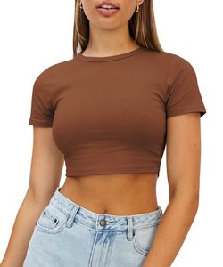 Camiseta Corta Deportiva para Mujer, para Yoga, Fitness, Entrenamiento en Gimnasio y Ropa Deportiva Activa Cómoda - Product Image 5