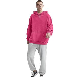 Custom Unisex Streetwear Cotton Graphic Acid Wash Oversized Rhinestones Faded Distressed Zip Up <b>Hoodie</b> - Product Image 4