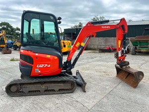 รถขุดขนาดเล็ก Kubota U27-4 มือสองคุณภาพสูง แบบ Zero Swing ขนาดกะทัดรัด น้ำหนัก 2.7 ตัน อุปกรณ์ก่อสร้าง ราคาดี จัดส่งรวดเร็ว - Product Image 4