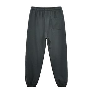 Pantalones de chándal de algodón 100% de peso pesado para hombre, joggers atléticos e informales con cintura ajustable, material de lana suave - Product Image 2
