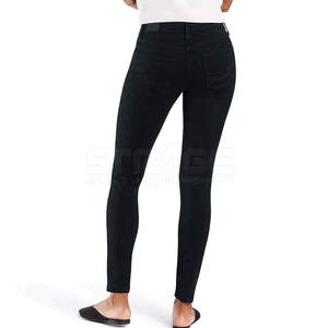 Pantalon en jean décontracté à coupe droite et confortable, 100% coton, couture durable et écologique, pour un usage quotidien - Product Image 3