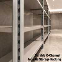 Profilé en C en acier galvanisé Unistrut pour la construction de racks, l'utilisation en appartements et villas