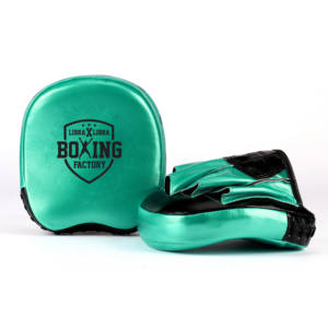 Guantes de Boxeo para Entrenamiento, Equipo de Muay Thai, Almohadillas de Enfoque Curvas, Guantes de Boxeo de Cuero Genuino - Product Image 2