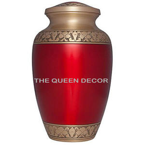 Urna de latón de estilo americano de gran tamaño personalizada, jarrón de cremación funeraria atractivo para cenizas humanas adultas para uso decorativo - Product Image 3