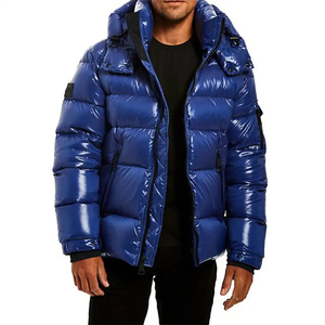 Veste d'hiver matelassée pour homme, toile respirante, séchage rapide, style streetwear, rembourrage chaud - Product Image 1
