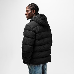 Veste matelassée d'hiver décontractée pour homme, style streetwear, fermeture éclair noire, OEM personnalisée - Product Image 5
