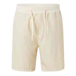 Pantalones cortos de entrenamiento atléticos de gimnasio para hombre personalizados 2025, nuevos pantalones cortos informales de talla grande, elásticos de punto de algodón 100%, lisos, transpirables, OEM - Product Image 2