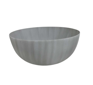 Handmade Customized Round White <b>Wash</b> Color Iron Serving <b>Bowl</b> Kitchenware Tabletop Food Salad <b>Bowl</b> Metal Material - Product Image 1
