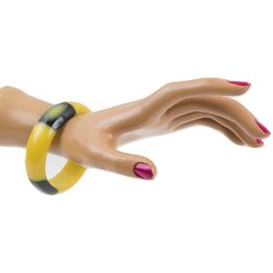 อีพ็อกซี่เรซิ่นสร้อยข้อมือดอกไม้แห้งป่าเรซิ่นกำไลข้อมือสำหรับขนาดที่กำหนดเองราคาถูกขาย - Product Image 4