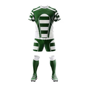 New Wholesale Hochwertige schnell trocknende Rugby-Sport bekleidung Uniform Set Custom Logo Football Wear - Product Image 1