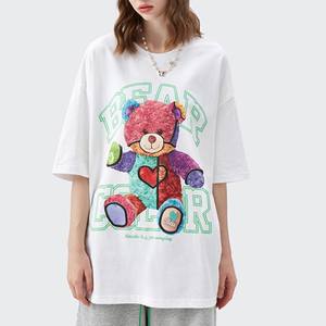 เสื้อยืดผ้าฝ้าย280 GSM สำหรับผู้ชายและผู้หญิงเสื้อยืดกราฟิคน้ำหนักเบาระบายอากาศได้ดีพิมพ์โลโก้ได้ตามต้องการ - Product Image 5