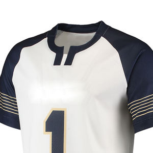 เสื้อกีฬาลาครอสใส่ได้ทั้งชายและหญิงผ้าโพลีเอสเตอร์แห้งเร็วใส่สบายสไตล์ใหม่ทนทานพิมพ์ลายสำหรับผู้ใหญ่ - Product Image 5