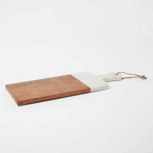 Best Selling Gifted Rectangle <b>Marble</b> Acacia Wood Chopping <b>Board</b> / Cheese <b>Board</b> Cheese Tools Cheese Plate Charcuterie Platter - Product Image 3