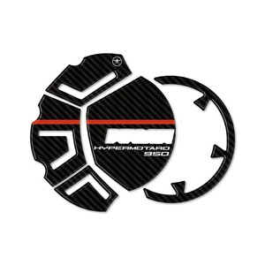 Adesivi Protettivi 3D per Carter Motore e Serbatoio Moto Compatibili con Ducati Hypermotard 950 SP 2019-2025 - Product Image 2