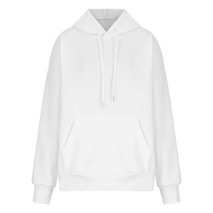 Qualité supérieure personnalisé 500GSM coton polyester pulls à capuche surdimensionnés pour femmes logo imprimé sweats d'hiver à logo OEM sur le devant - Product Image 5
