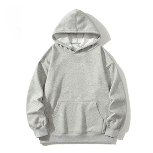 PRO ENTERPRISES Sweat à capuche décontracté oversize pour femme, en molleton polyester/coton 380g, imprimé numérique, motif uni, doublé - Product Image 2