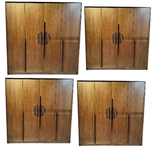 Armoire pour enfants de la série Br-2, en bois de teck écologique et durable, design moderne pour une utilisation en extérieur et en salle de bain, 210x60x210 - Product Image 4