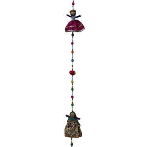 Wholesale Lot Rajasthani Traditional <b>Indian</b> Puppet <b>Dolls</b> Bohemian for Home Wall Hanging Mobile String Decoration for Diwali - Product Image 6