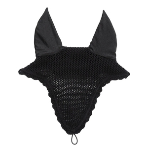 ตาข่ายคลุมหูม้า สีดำ ขนาดเต็ม คุณภาพสูง ป้องกันแมลงวัน ลดเสียงรบกวน ระบายอากาศได้ดี ดีไซน์สบาย ใช้ได้กับม้าทุกสายพันธุ์ - Product Image 1