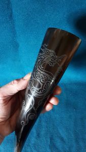 Cuerno de bebida vikingo tradicional de la mejor calidad, cuerno de bebida vikingo hecho a mano con la mejor calidad, hecho por exportación desde - Product Image 2
