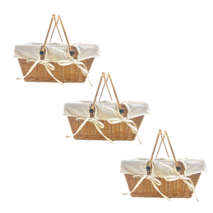 Cestas de ratán súper calientes, elegantes, ecológicas y perfectas para regalos de Bambú - Product Image 1