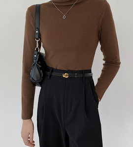 <span class=keywords><strong>Cintura</strong></span> da <span class=keywords><strong>Donna</strong></span> in Vera Pelle di Vacchetta, Design Casual, Larghezza 1,4 cm, Fibbia a Perno, Leggera, Semplice, Vintage ed Elegante, Accessorio per la Vita - Product Image 6