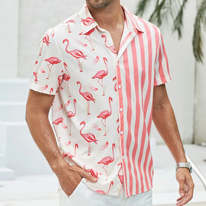 Camisas Hawaianas Casuales y Elegantes para Hombre Aloha, Camisa de Playa Cómoda, Camisas de Resort con Cuello Cubano y Botones - Product Image 4