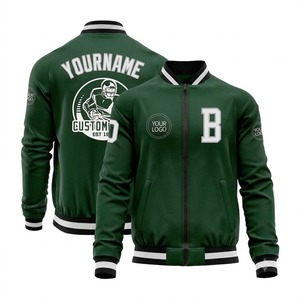 Nouvelle conception – Blouson universitaire vintage unisexe en molleton noir et or vieilli, brodé, personnalisé par sublimation, à bouton unique, pour l'hiver - Product Image 1