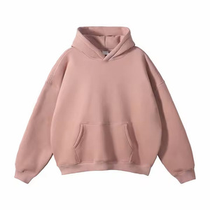 Wholesale Custom High Quality Fashion Style Fashion Plain Puff Print Cotton Blank <b>700</b> <b>Gsm</b> Streetwear Oversize <b>Hoodie</b> For Mens - Product Image 3