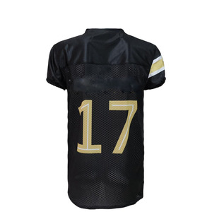 Vente chaude 2025 Vente en gros Maillots de football américain pour hommes T-shirts Personnalisation par sublimation Maillot de football en maille vierge pour homme - Product Image 4