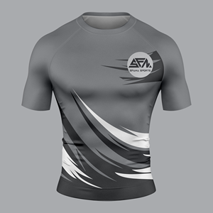 Haute qualité hommes MMA BJJ Anti-UV Rash Guard Shorts ensemble séchage rapide respirant Compression formation porter tissu Durable pour - Product Image 5