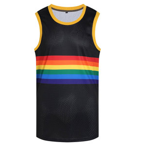 Venta Directa de Fábrica, Uniforme de Baloncesto sin Mangas al por Mayor, 100% Algodón, Personalizado, Cómodo, Nuevo, Jersey de Baloncesto Duradero - Product Image 1