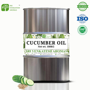 Vente en gros en vrac Huile essentielle de concombre 100% pur non diluée, pressée à froid, liquide aromatique frais de qualité cosmétique avec arôme frais - Product Image 3