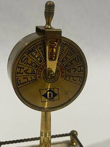 Latón macizo puro coleccionable de latón marino telégrafo diseñador náutico artesanías de Metal portalápices náutico moderno telégrafo único - Product Image 2