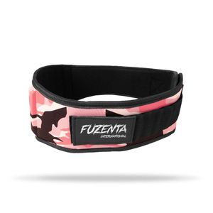 Camo Design 6" Neoprene Weightlifting <b>Belt</b> Heavy Duty Strong metal Buckle Adjustable Strength Training <b>Back</b> Support Gym <b>Belt</b> - Product Image 3