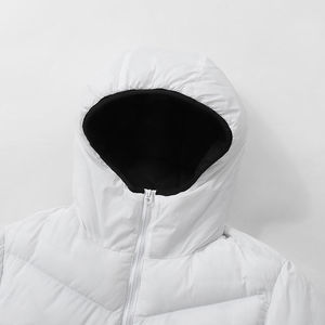 Venta al por mayor chaqueta Puffer logotipo personalizado OEM impreso de alta calidad personalizado chaqueta de invierno para los hombres burbuja Puffer con chaqueta para los hombres - Product Image 3