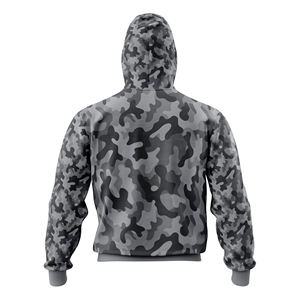 Sweat à capuche personnalisé de haute qualité en coton éponge épaisse logo personnalisé survêtement à manches longues épais blanc lourd - Product Image 5