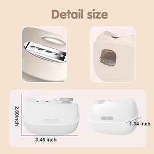 조명이 있는 전동 손톱깎이, 캐처가 있는 아기 손톱깎이, 충전식 손톱깎이 세트 C타입 충전 - Product Image 5