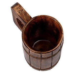 Tasse à café en bois de style moderne Tasse en bois écologique pour bière, vin, mangue pour café et thé à prix raisonnable BY HF CRAFTS - Product Image 5