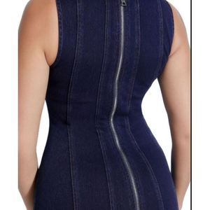 Abito Bodycon Vivian da Donna Guess in Denim Turchese X-Small, Elemento di Moda Semplice - Product Image 3