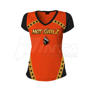 Uniforme de pom-pom girl nouveau style de vêtements de sport uniforme de pom-pom girl sans manches à vente directe d'usine - Product Image 5