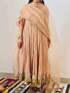 Colección 2025 para el Festival de la India: Salwar Kameez Tradicional para Mujer, Bordado con Hilo sobre Georgette Sintético, Detalle Delantero y Trasero, Secado Rápido - Product Image 2