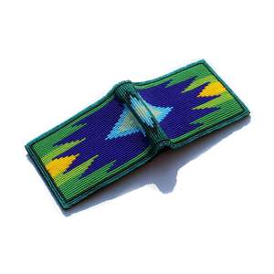 Portefeuille pour homme en perles de rocaille brodées à la main, élégant, de qualité supérieure, décoratif, portefeuille pour homme en perles de rocaille, touche artistique tendance - Product Image 5