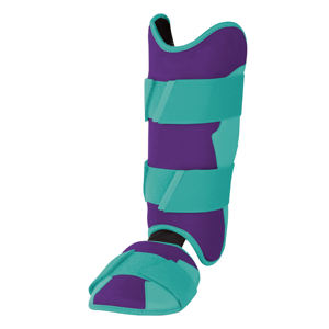 สนับแข้งเบสบอลหนังบุฟองน้ำแบบขายส่ง พร้อมการป้องกันระดับมืออาชีพ น้ำหนักเบาและปรับได้ เหมาะสำหรับการฝึกซ้อมเป็นเวลานาน - Product Image 4