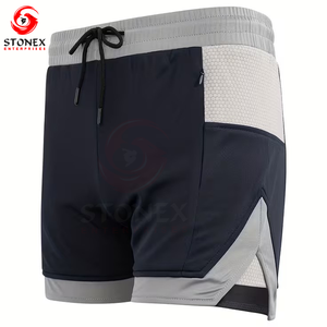 Pantalones Cortos Deportivos Personalizados para Hombre, Talla Grande, de Secado Rápido, Transpirables, Ligeros, Elásticos, con Cierre de Cordón, de Spandex/Poliéster - Product Image 2