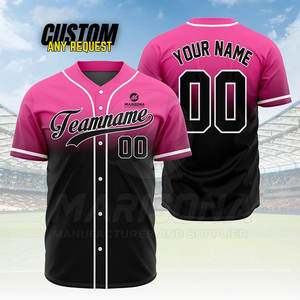 เสื้อเบสบอลสไตล์ล่าสุดเสื้อเจอร์ซีย์เล่นเบสบอลสินค้าของคุณเอง - Product Image 6