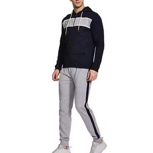 Haute qualité 100% Polyester Baggy Jogging survêtement hommes fermeture éclair veste Baggy pantalon - Product Image 4