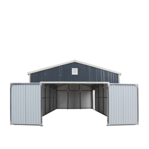 Tettoia per Auto in Acciaio Zincato Resistente 4,88x7,5x3,05m con Tetto Impermeabile per Parcheggio Veicoli all'Aperto - Product Image 5