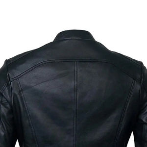 แจ็กเก็ตมอเตอร์ไซค์สำหรับผู้ชายเสื้อแจ็กเก็ตมอเตอร์ไซค์หนังแท้ระบายอากาศได้ดีใส่สบายสำหรับผู้ใหญ่ - Product Image 6